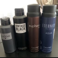 Men’s Body Sprays Assorted