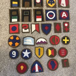 Repro WW1 US army patch lot