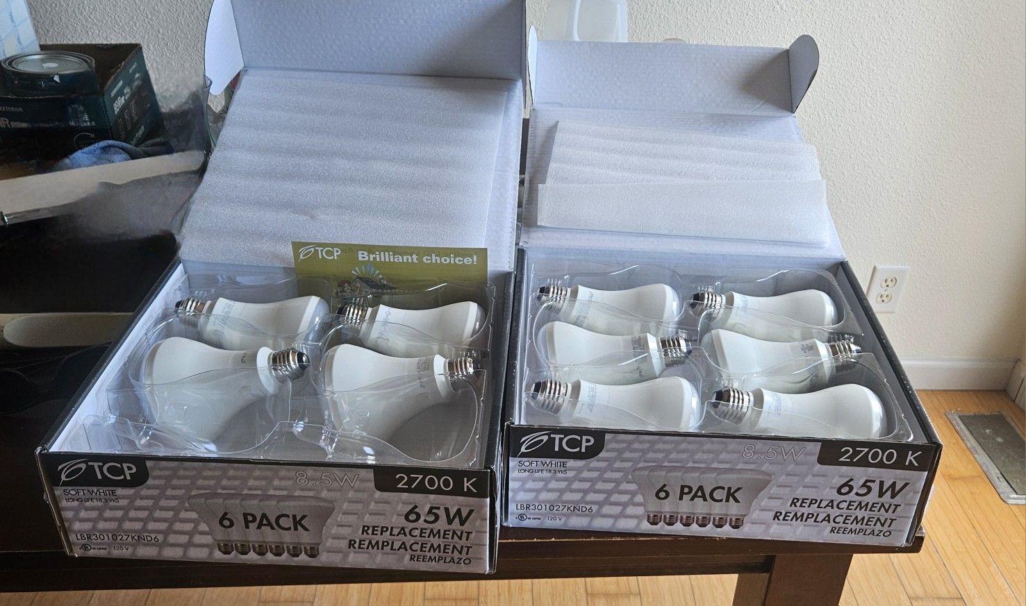 TCP 65W Replacement Bulbs 6 Pack
