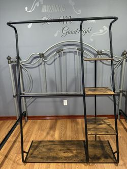 Clothes Rack With Shelves