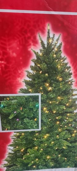 7.5 ft Christmas tree with lights included