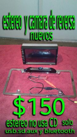 Estereo y camara de reversa