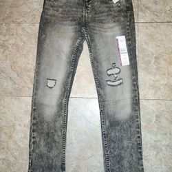 Wonder Nation Girls Slim Adjustable Waist Jeans New 