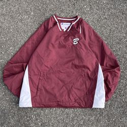 Vintage 90’s Maroon Champion Pullover Windbreaker