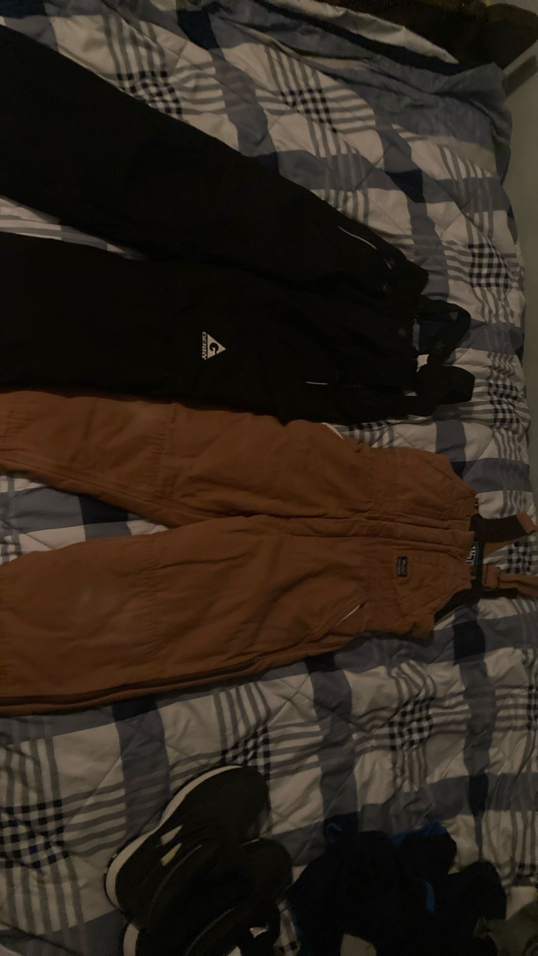 Boys Size 7/8 Gerry Snow Pants, Size 8/10 Walls tough wear overalls