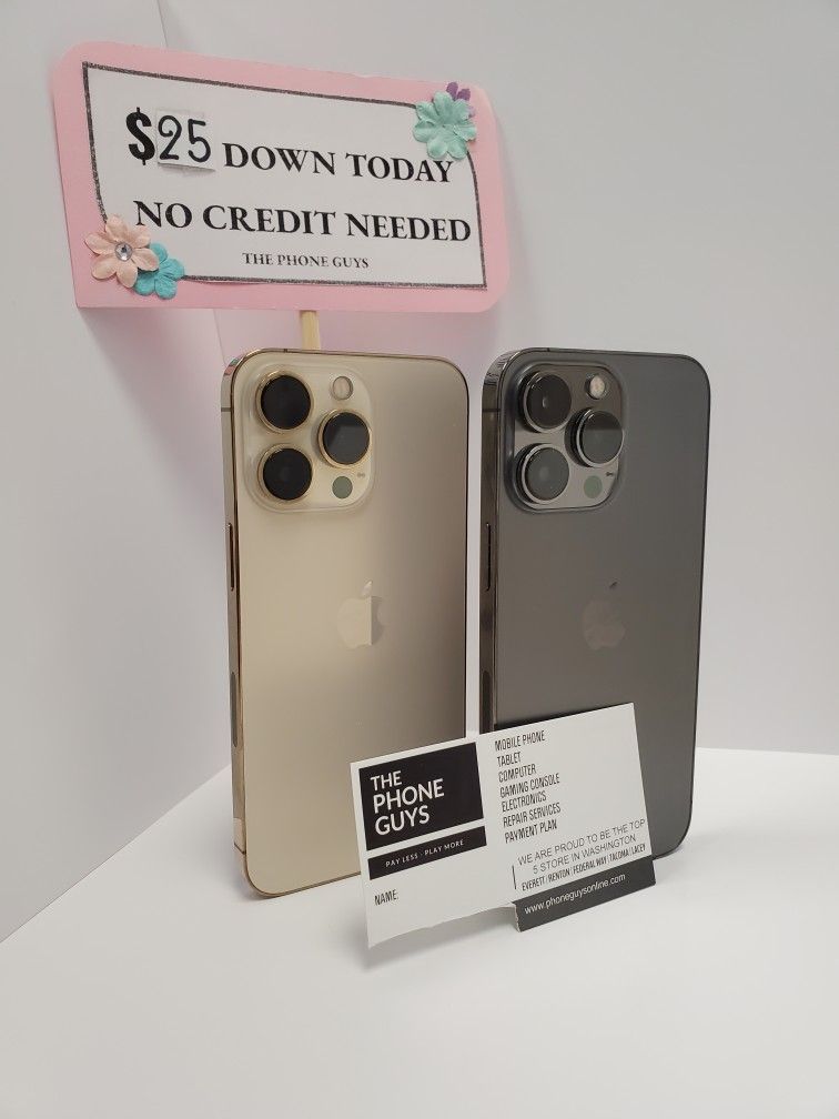 Apple IPhone 13 Pro Unlocked 128GB Payment Plan Available For As Low As $25