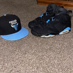 Jordan 6s With Matching Hat