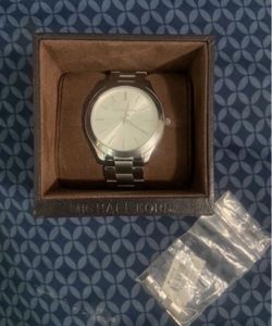 Mk Micheal Kors used watch silver