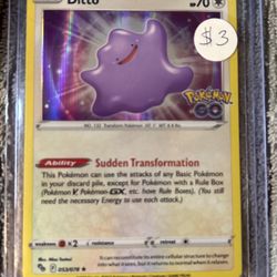 Ditto Pokémon Card