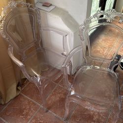 Acrylic chairs