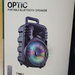 New DJ Karaoke ALL IN ONE Bluetooth Speaker 8"