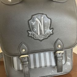 Wednesday Nevermore Academy Mini Backpack