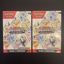 Pokémon Prismatic Evolutions Booster Bundle X2 