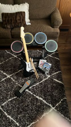Wii rock band set