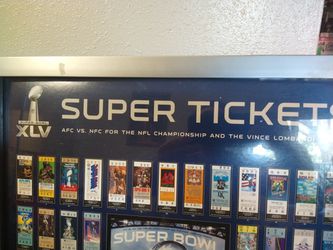 Cuadro 26"X20  Tickets De Súper Bowl XLV Thumbnail