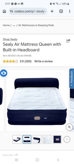 Sealy Air Mattress Queen with Built-in Headboard $80