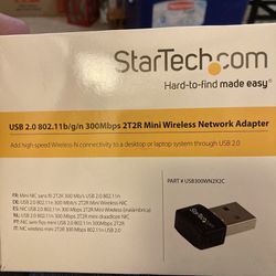 New StarTech USB300WN2X2C USB Wireless-N Network Adapter - $10 (Withamsville)