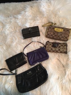 Coach wallets and wristlets