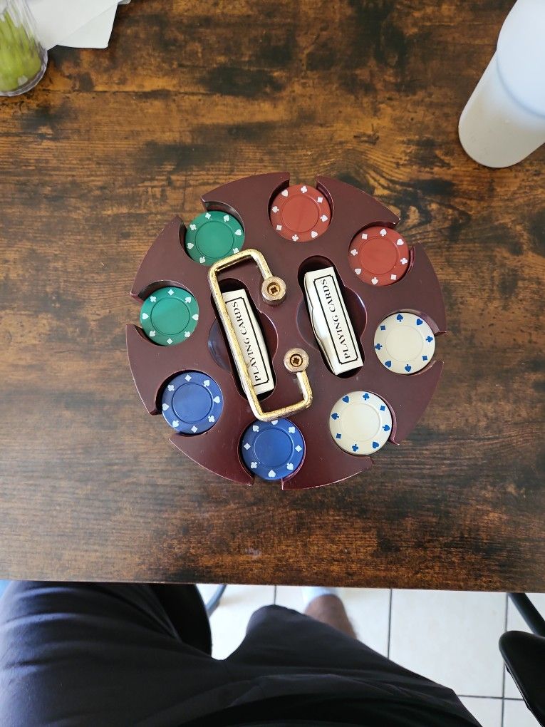 Las Vegas Playing Card And Chips
