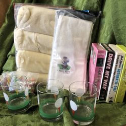 Golfer’s Special - Golf Accessories  Club Head Covers/Golf Towel/Glasses/GolfVideos/Tees