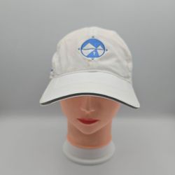 Brooks Running Warehouse Lightweight White Adjustable StrapbackHat