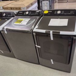 SAMSUNG SET BLACK STAINLESS BIG CAPACITY OPEN BOX ITEMS OI 