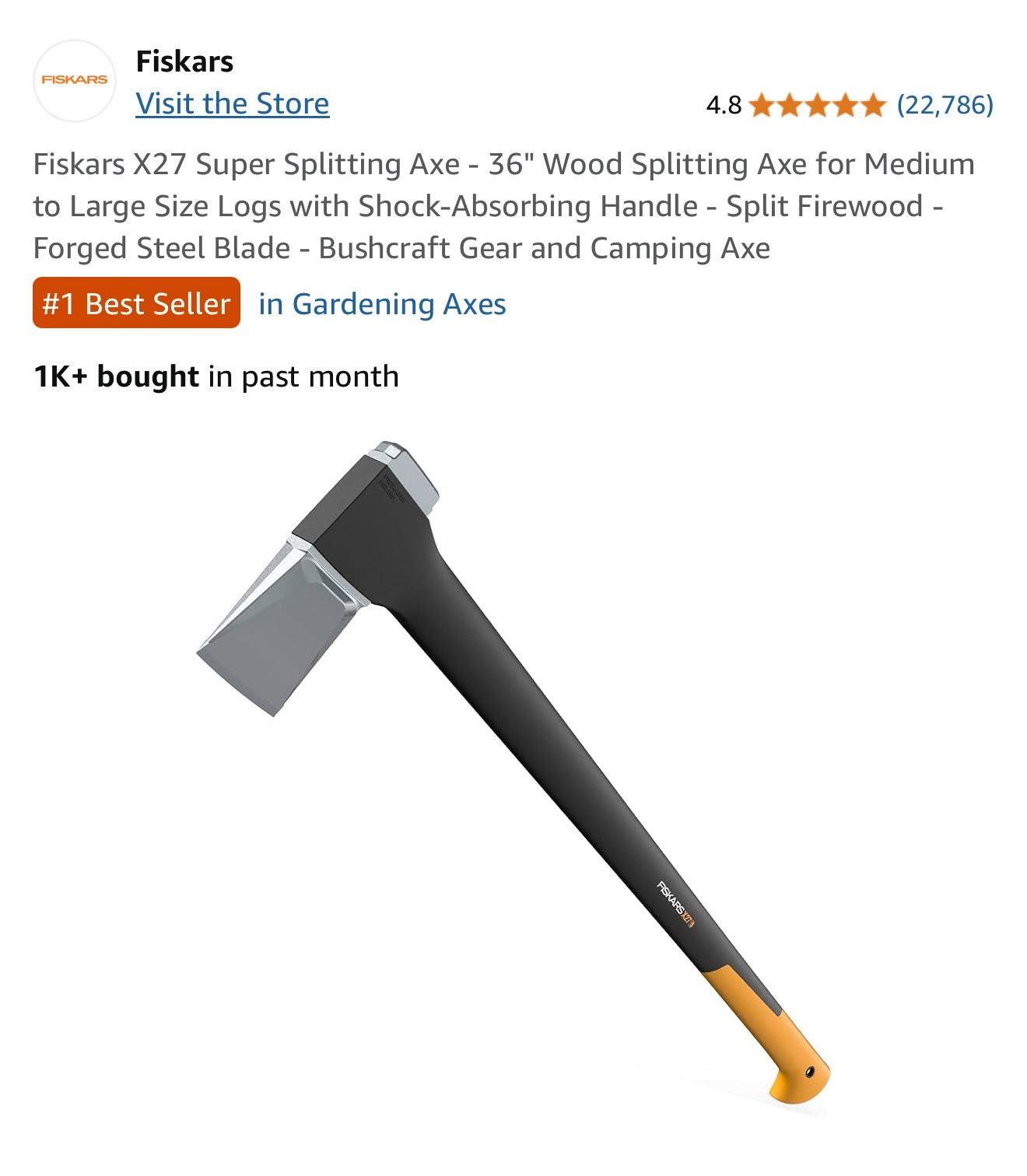Super Splitting Axe 36”