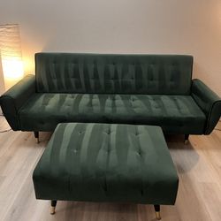 Sleeper Couch With Ottoman 