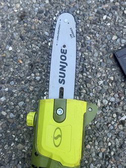 Sun Joe SWJ800E Electric Pole Chain Saw – 8" – 6.5 Amp – $45 OBO