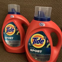 Tide Ultra Sport Liquid Laundry Detergent 65 Loads Each Lot Of 2