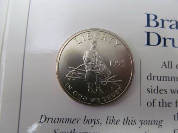 1995 Civil War Battlefield Half Dollar Young Collector's Coin Set!