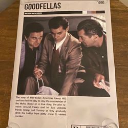 Extremely Rare Goodfellas Poster! BRAND NEW!!!