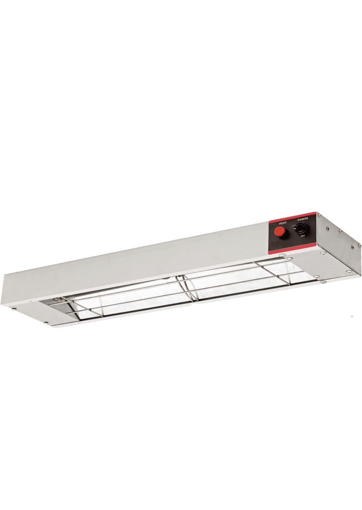 36" Food Heat Lamp Overhead Food Warmer Commerical Infrared Strip Heater with Plug and Chains,120V,500 Watts (36 Inch) #1001