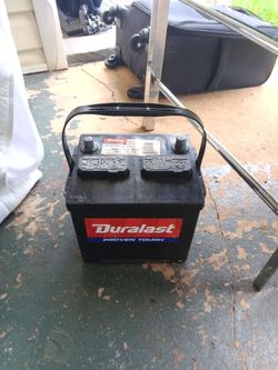 New car battery dura last 26-dl never used