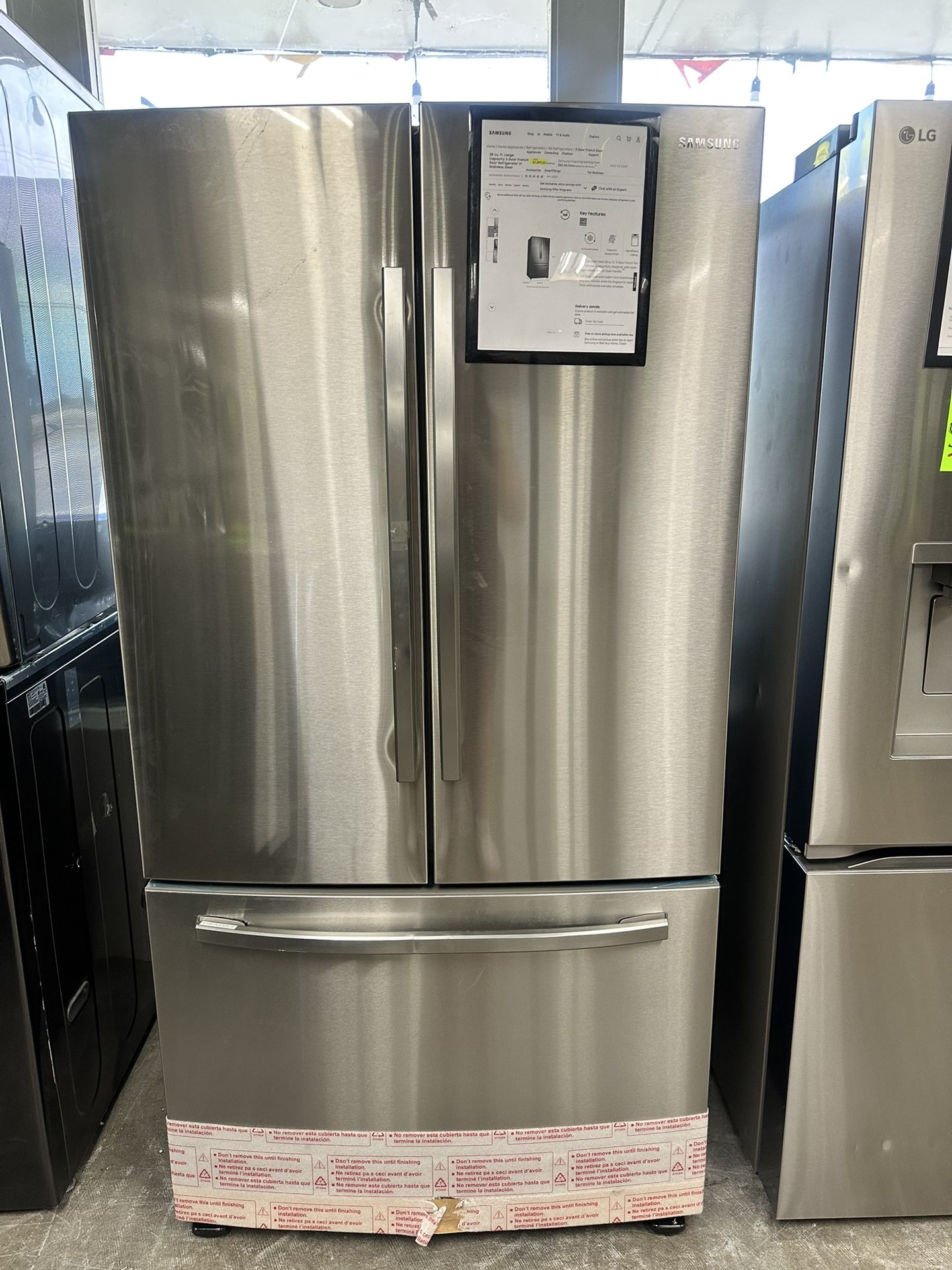 Stainless Steel Samsung Fridge