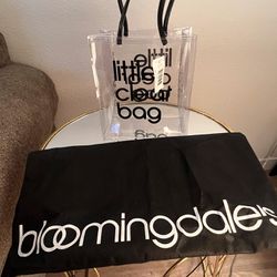 New Bloomingdale’s Clear Bag