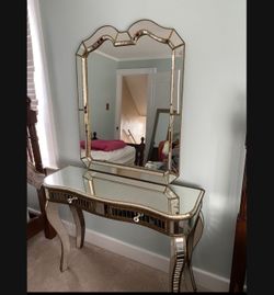 Custom made mirror vanity