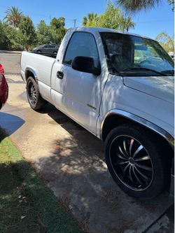 Silverado 1999 white single cab