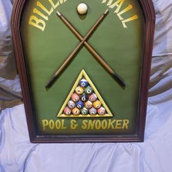 Billiards Sign