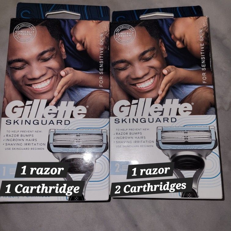 Bundle Of 2 Gillette SkinGuard Men's Razors For $18/$18 Por Los 2