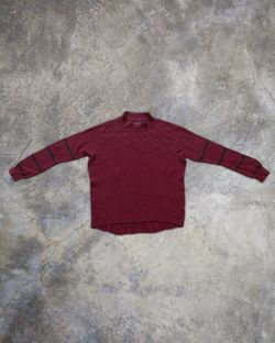 AMERICAN EAGLE TURTLE NECK SWEATER BURGUNDY XS