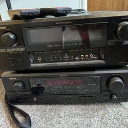 2 Surround Sound Receivers 