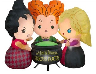 New Disney Hocus Pocus Halloween Lawn Inflatable