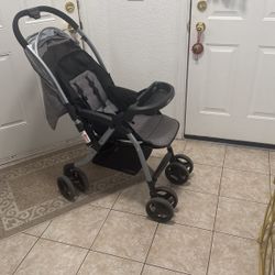 Jeep Unlimited - Reversible stroller with handle, grey tweed