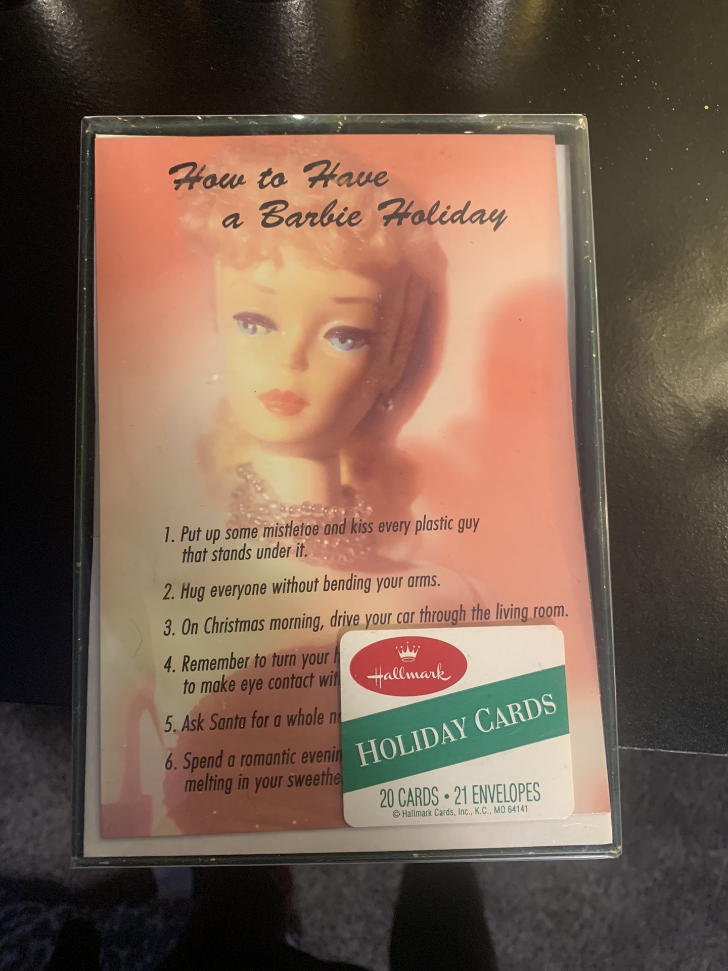 1995 Vintage How To Have A Barbie Holiday Cards 