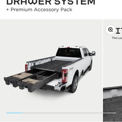 DeckedDecked Tool Box With Dlidr Out Draws  Decked Tool Box With 2 Draws And 2 Draw Tool Box Full Size  In Great Condition 