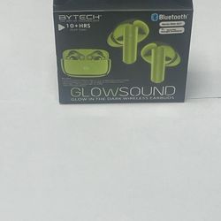 Bytech Wireless Glow In The Dark Earbuds