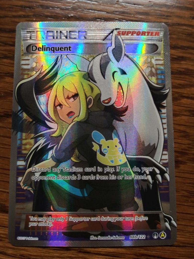 Pokemon Trainer Delinquent 98a/122 Full Art Mint