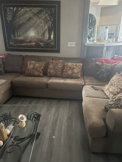 Living Room Couches Brown Color