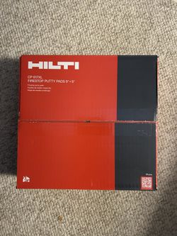 Hilti CP617XL Putty Pads.  9”x9”